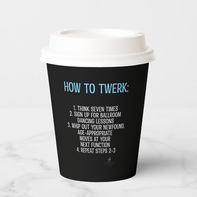 Gobelets En Papier Tutoriel de Twerking - PAS! (Recto)
