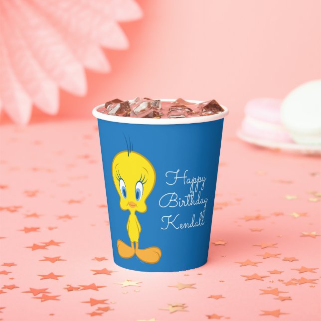 Gobelets En Papier TWEETY™ | Petit Oiseau Innocent (Insitu)