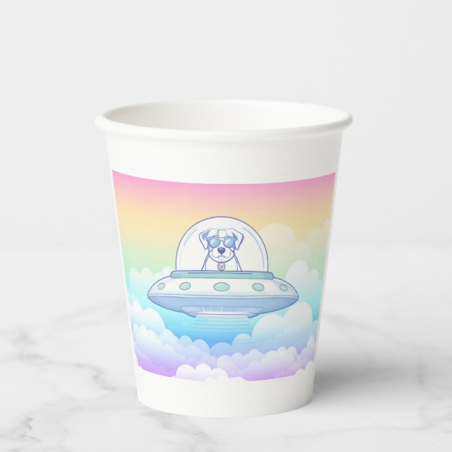 Gobelets En Papier UFO PETS - Baby Shower - (Recto)