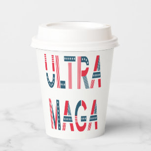 Gobelets En Papier Ultra MAGA Trump Patriotique Républicain Conservat