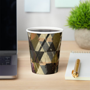 Gobelets En Papier Un design abstrait moderne