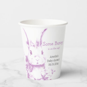 Gobelets En Papier Un lapin arrive Baby shower