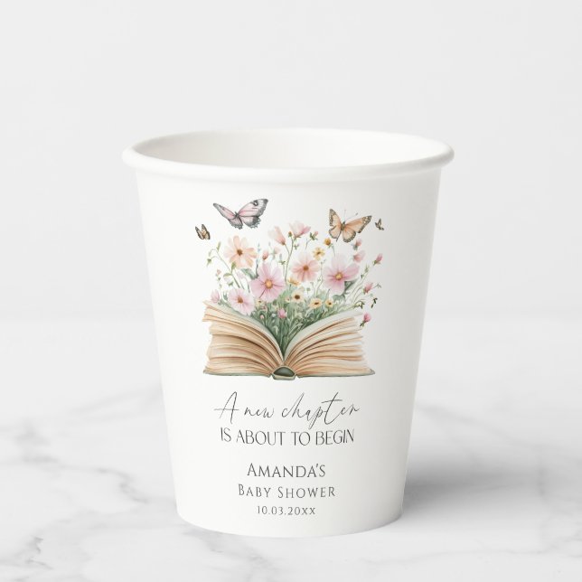 Gobelets En Papier Un Nouveau Chapitre Est Sur Le Point De Commencer  (Recto)