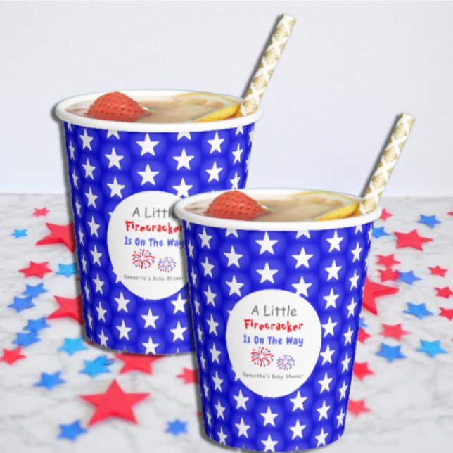 Gobelets En Papier Un Petit Pétard Est En Route (Créateur téléchargé)