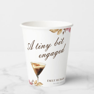Gobelets En Papier Un tout petit peu de cocktail de mariage Espresso