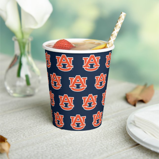 Gobelets En Papier Université d'Auburn | Auburn UA Logo (Insitu)