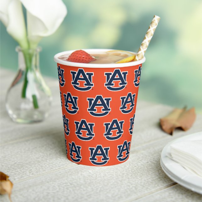 Gobelets En Papier Université d'Auburn | Auburn UA Logo (Insitu)