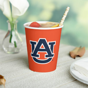 Gobelets En Papier Université d'Auburn Auburn UA Logo