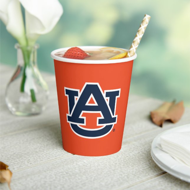 Gobelets En Papier Université d'Auburn | Auburn UA Logo (Insitu)