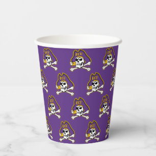 Gobelets En Papier Université de Caroline de l'Est Pirates écus