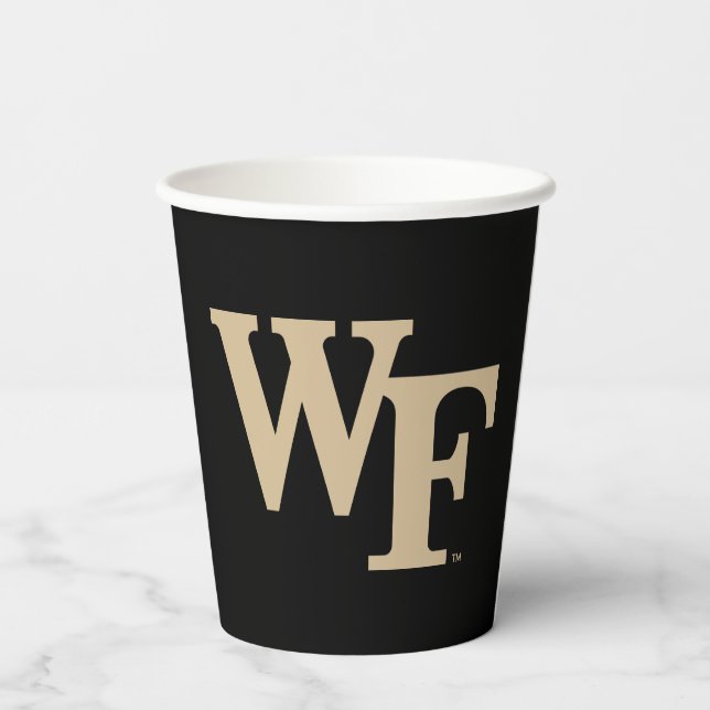 Gobelets En Papier Université Wake Forest | WF (Verso)
