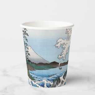 Gobelets En Papier Utagawa Hiroshige - Mer au large de Satta, provinc