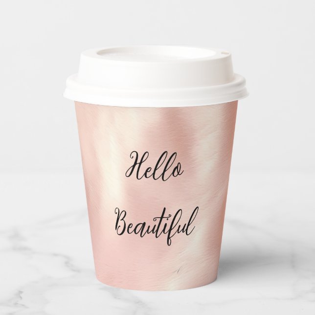 Gobelets En Papier Vachette blanche rose du sud-ouest (Recto)