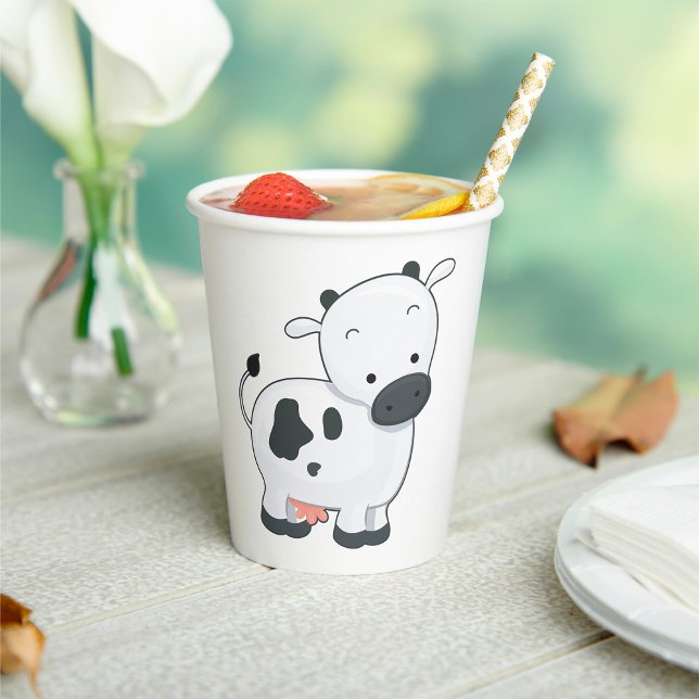 Gobelets En Papier Veau Holstein (Créateur téléchargé)