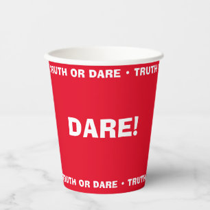Gobelets En Papier Vérité de la bière Pong ou jeu de fête Odeur DARE