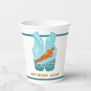 Gobelets En Papier Veste de ski nautique Graphique Personnalisé