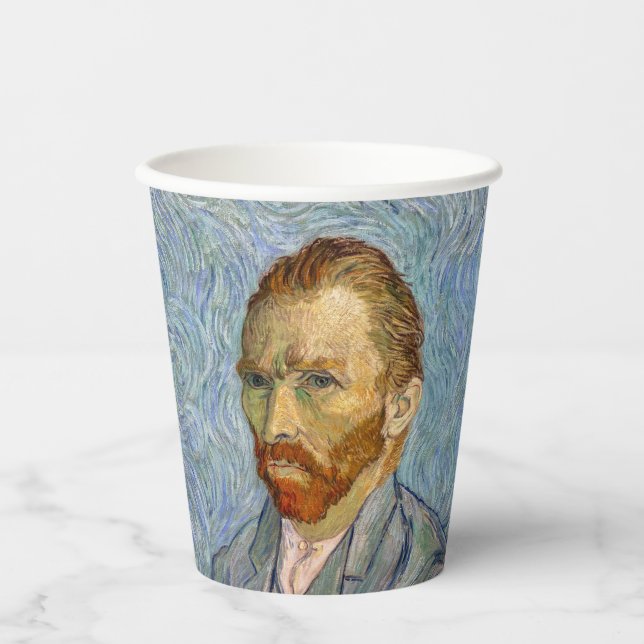 Gobelets En Papier Vincent Van Gogh - Autoportrait (Recto)