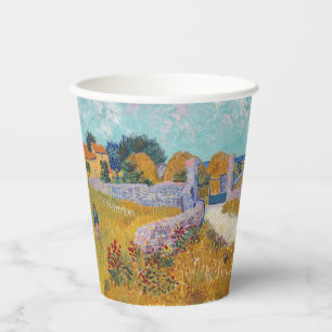 Gobelets En Papier Vincent van Gogh - Ferme en Provence