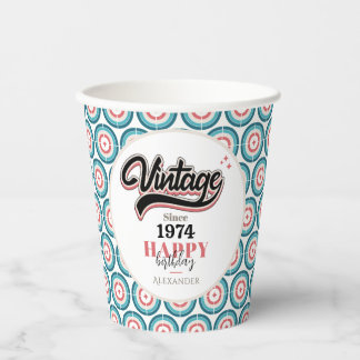 Gobelets En Papier Vintage depuis - 1974