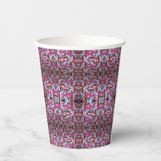 Gobelets En Papier Violettes Douces Et Mobilier