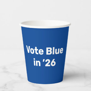 Gobelets En Papier Vote Blue en 2026