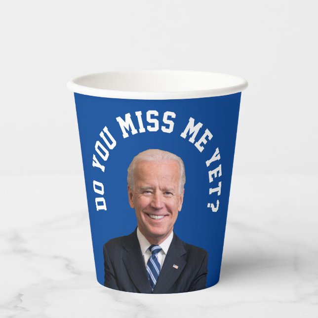 Gobelets En Papier Vous Mlle Joe Biden ? (Recto)