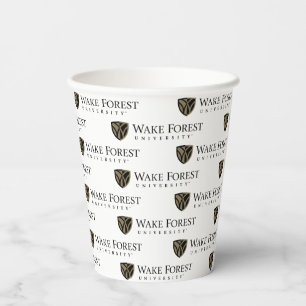 Gobelets En Papier Wake Forest University Wordmark