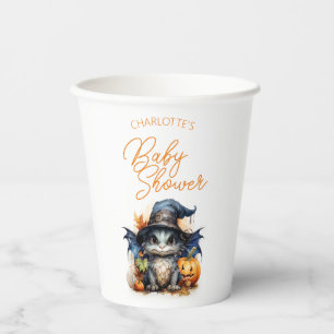 Gobelets En Papier Watercolor Dragon Halloween Party Baby shower
