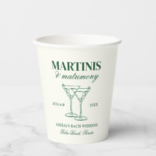 Gobelets En Papier Week-end de maris et mariage