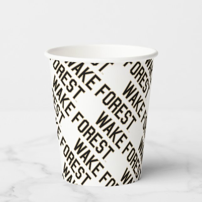 Gobelets En Papier WFU | Wake Forest (Verso)