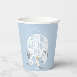 Gobelets En Papier Where The Wild Things Are Moon & Stars