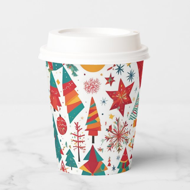Gobelets En Papier Whimsical Winter Wonders tasse en papier (Recto)