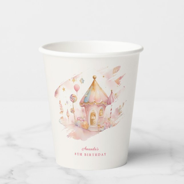 Gobelets En Papier Whimsical wonders candyland Paper cup (Recto)