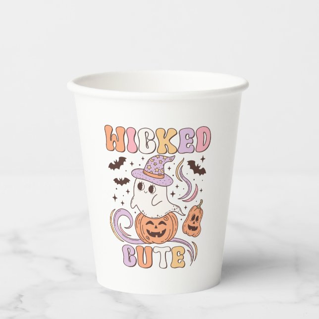 Gobelets En Papier Wicked Cute Halloween (Recto)