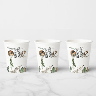 Gobelets En Papier Wild One moderne genre Neutre 1er anniversaire