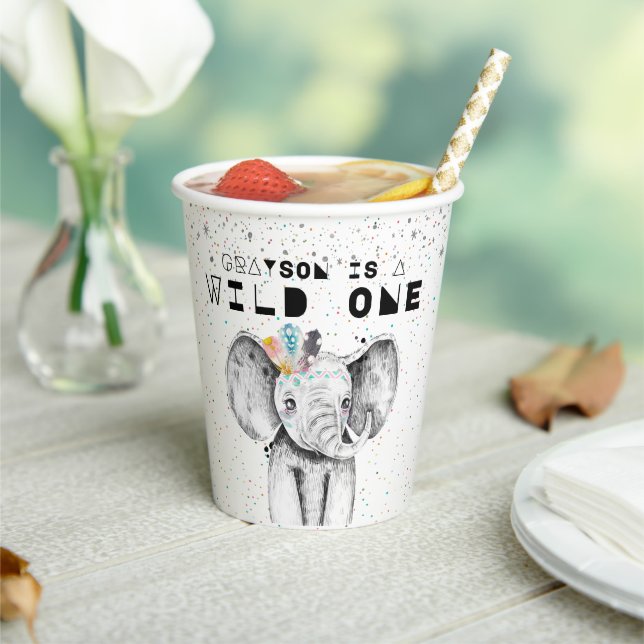 Gobelets En Papier Wild Party Animal Anniversaire Party Paper Cup (Insitu)
