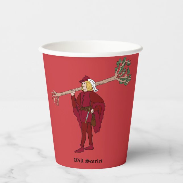 Gobelets En Papier Will Scarlet Paper Cup (Recto)