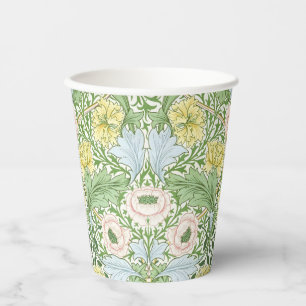 Gobelets En Papier Willam Morris Myrtle Garden Floral Classic