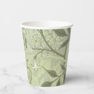 Gobelets En Papier William Morris Jasmine Botanique Antique Vintage