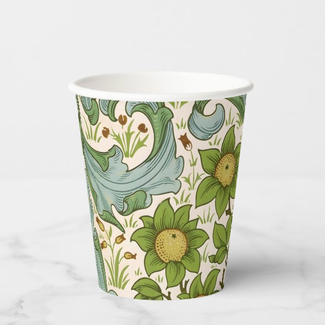 Gobelets En Papier William Morris' Orchard Delight Art (Recto)
