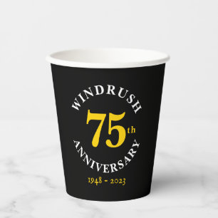 Gobelets En Papier Windrush 75e anniversaire