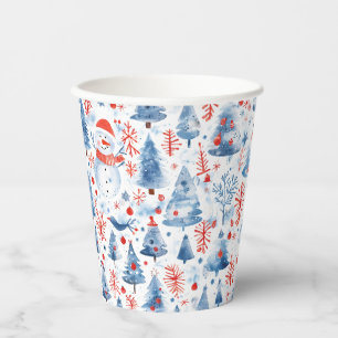 Gobelets En Papier Winter Wonderland