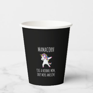 Gobelets En Papier Womens Mamacorn Like A Mom Only Awesome Dabbing Un