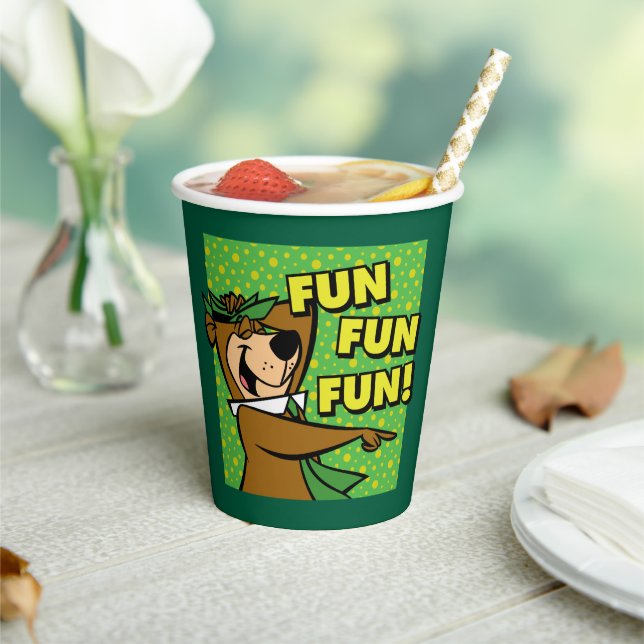 Gobelets En Papier Yogi Bear Fun Amusant (Insitu)