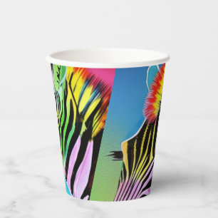 Gobelets En Papier Zany Zebra