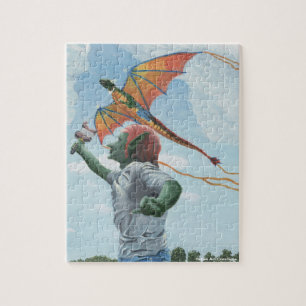 Goblin Flying Dragon Kite Petit Imaginaire Puzzle
