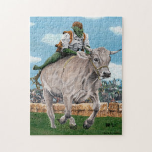 Goblin Rider Ox Racer Moyen Imaginaire Art Puzzle