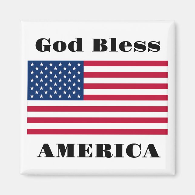 God Bless America Magnet (Devant)