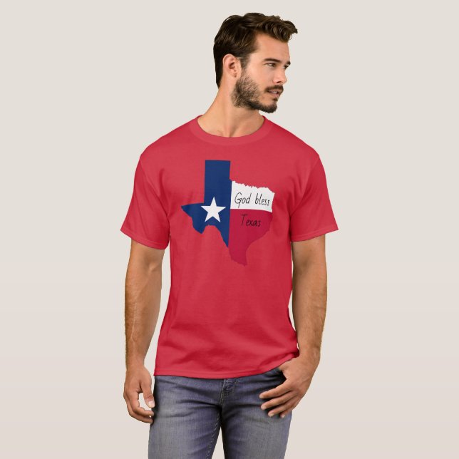 God bless Texas T-Shirt (Devant entier)