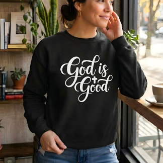 God Is Good Christian Women Sweatshirt